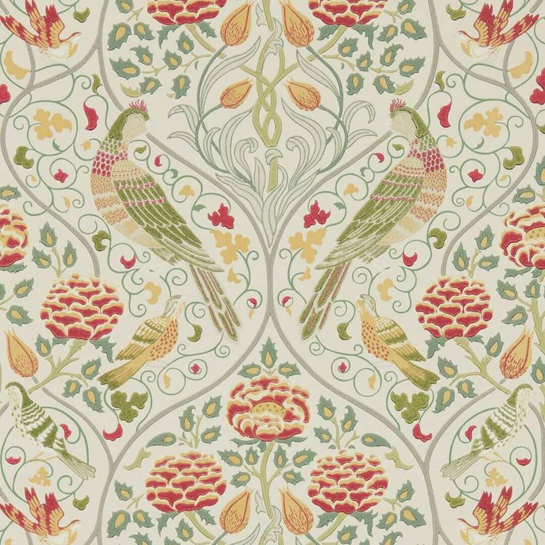 Tapeta botaniczna Morris & Co. Seasons By May 216687 Melsetter