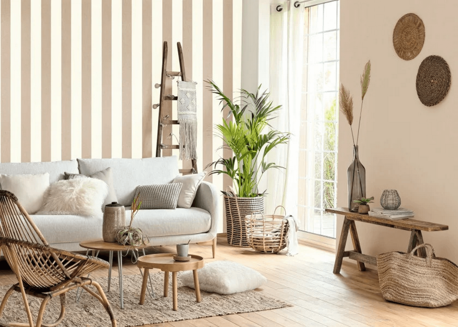 Tapeta paski Caselio LNP 104042167 Linen Lines Line Up