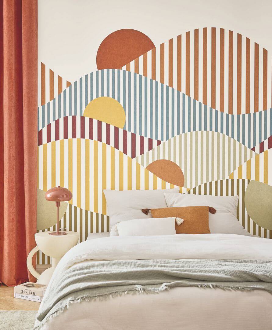 Mural abstrakcyjne paski Caselio LNP 106764504 L Linear Line Up
