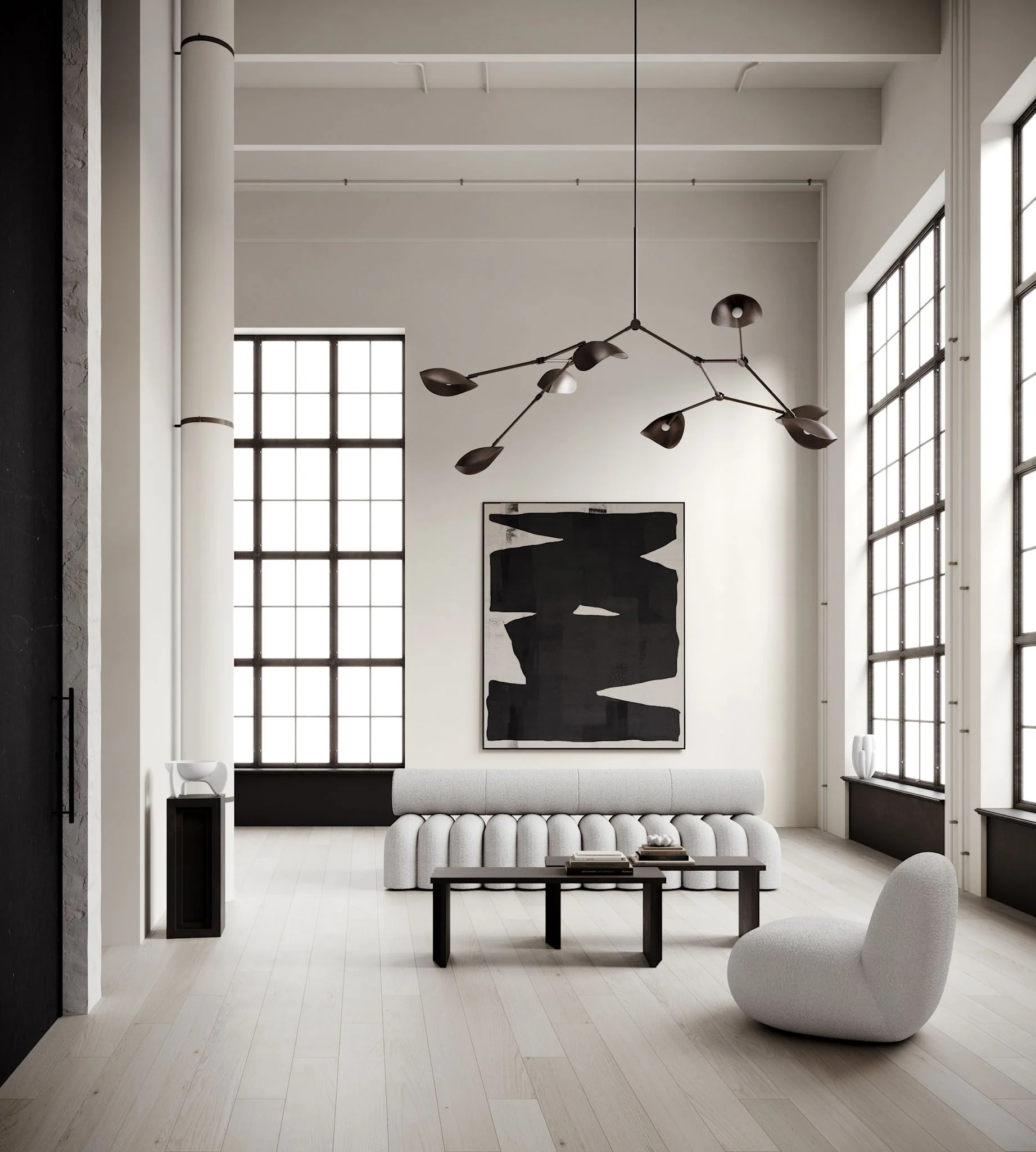 Nowoczesna lampa wisząca 249009 Stingray Chandelier, Grande - Bronze (5m) 101 Copenhagen