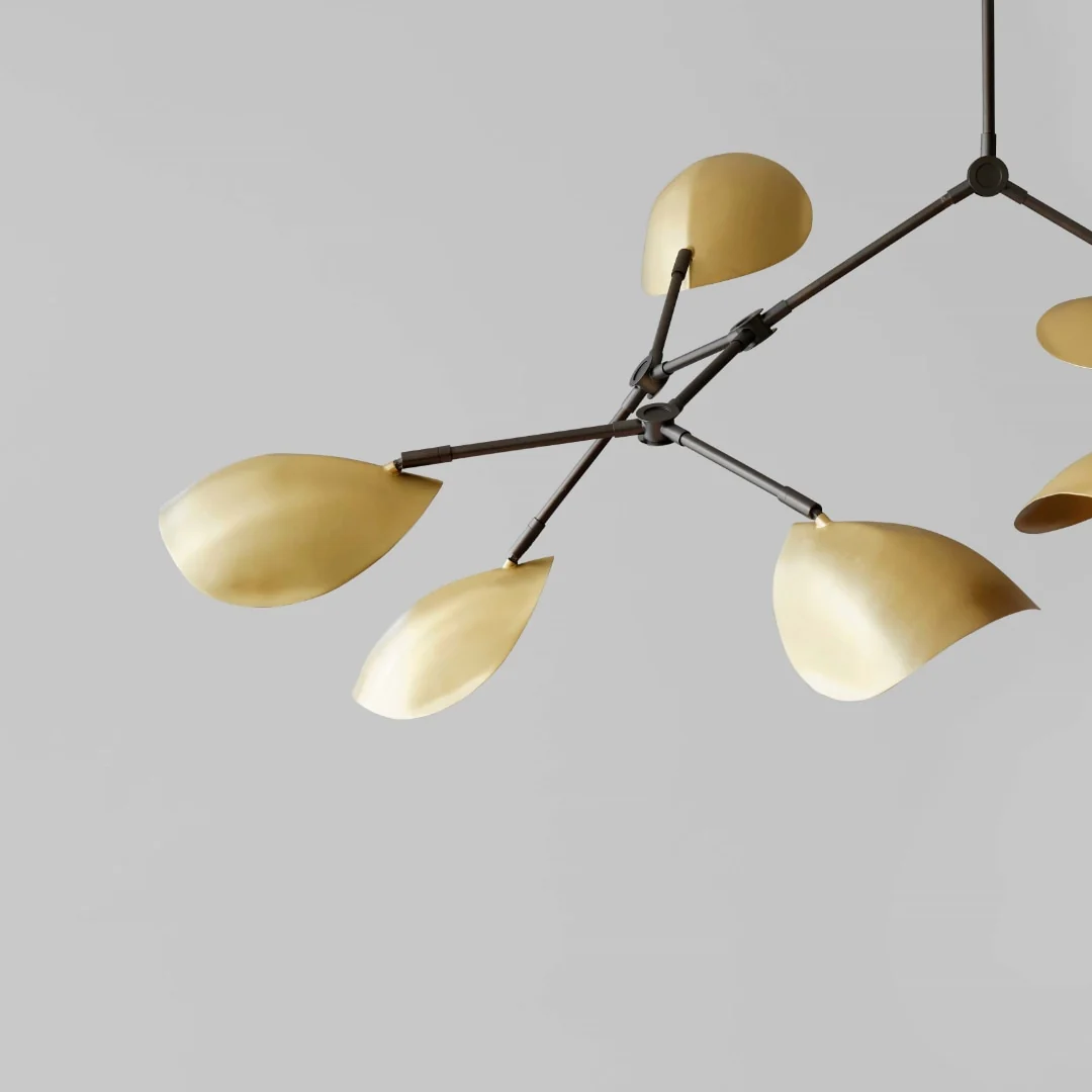 Nowoczesna lampa wisząca 249008 Stingray Chandelier – Brass (5m) 101 Copenhagen