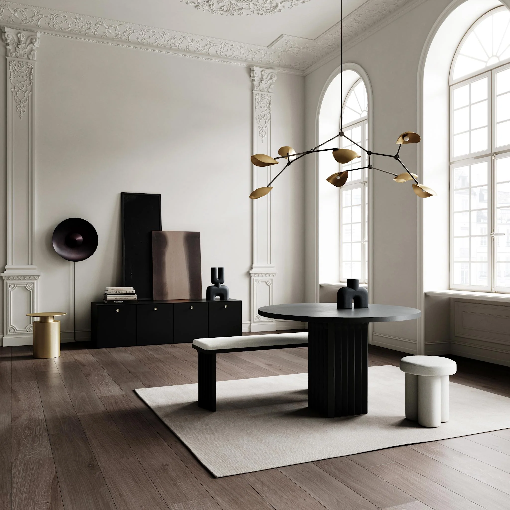 Nowoczesna lampa wisząca 249008 Stingray Chandelier – Brass (5m) 101 Copenhagen