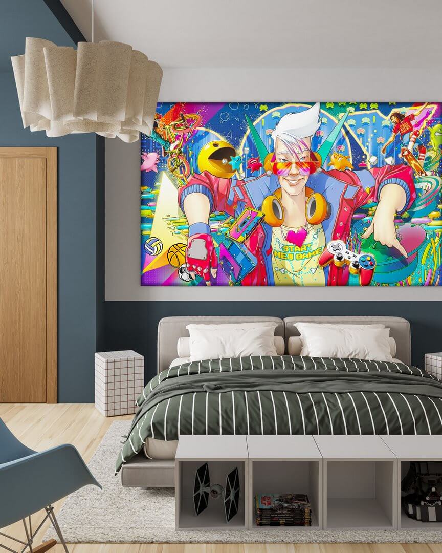 Fototapeta świat gier Inkiostro Bianco BOY INKKOYI2501 Inkids