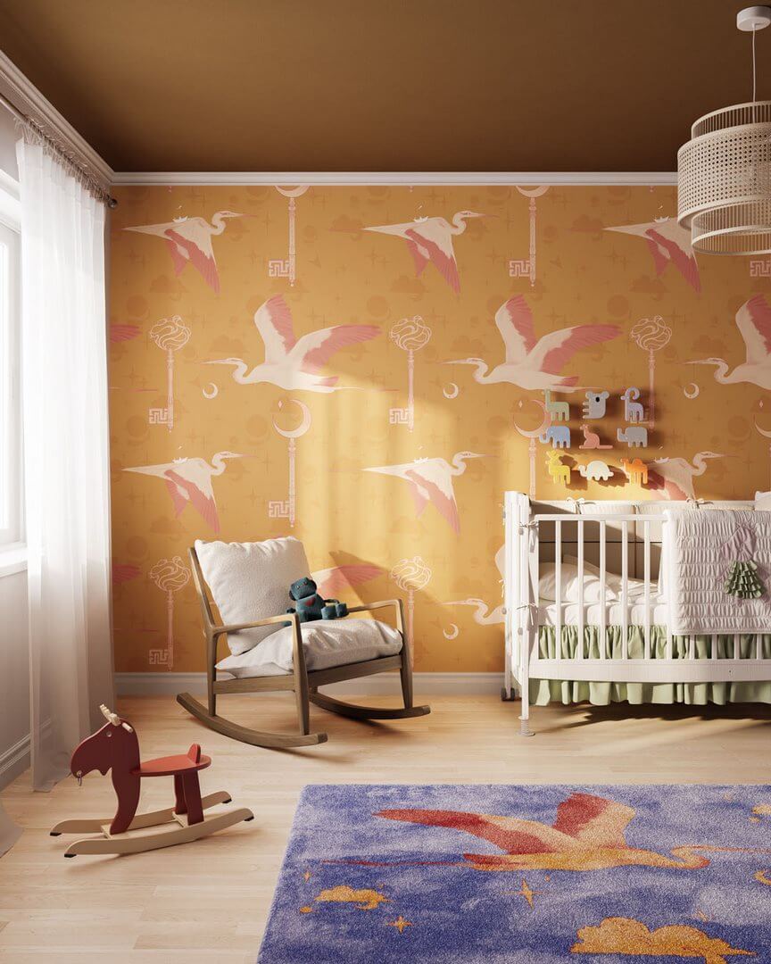 Fototapeta czaple Inkiostro Bianco HERON'S FLIGHT INKIINI2504 Inkids