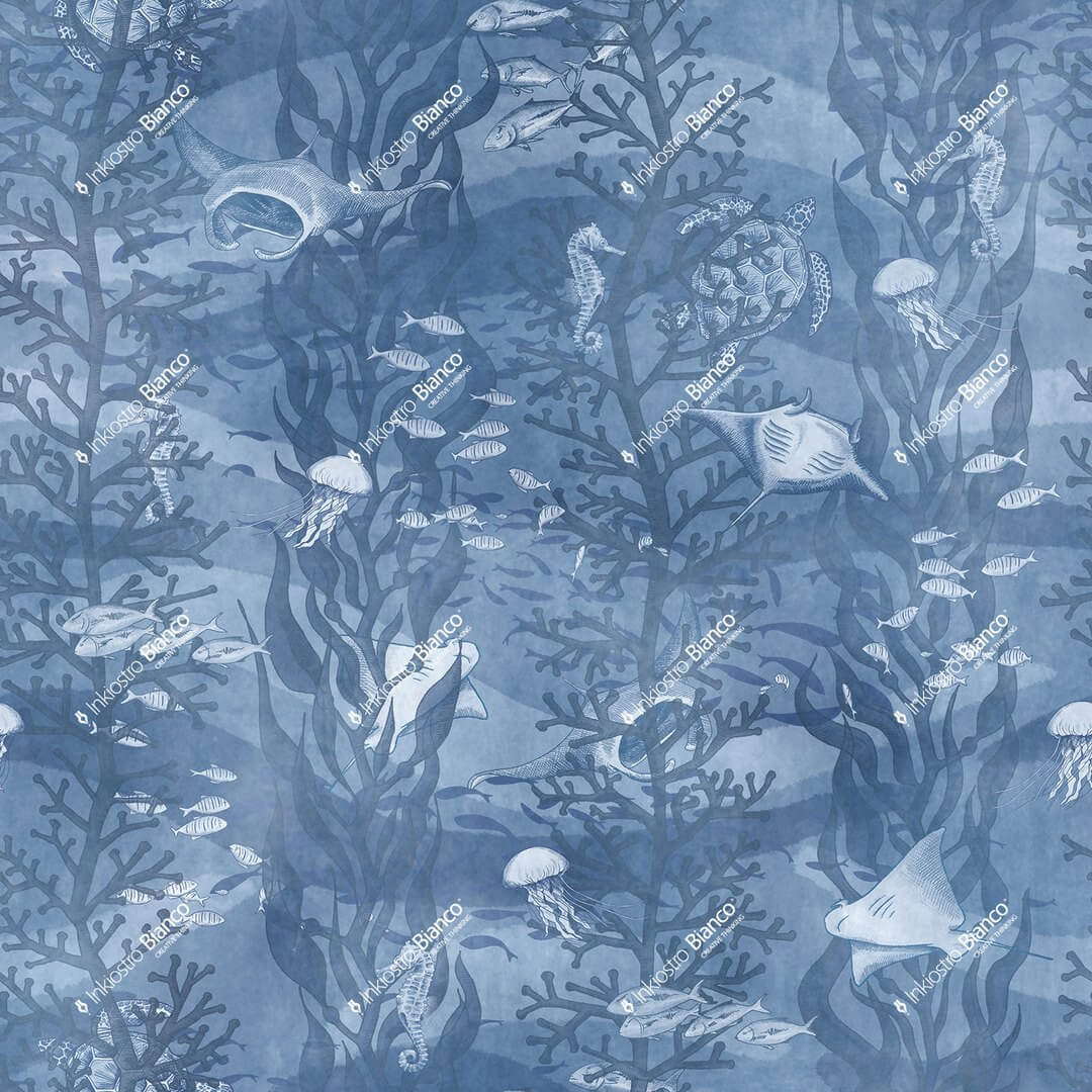 Fototapeta podwodny świat natury Inkiostro Bianco KELP INKLIOI2502 Inkids