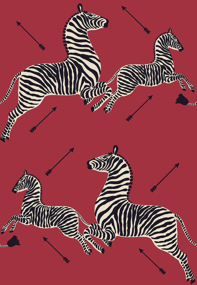 Tapeta zebry J&V 26000 Zebras Scalamandre