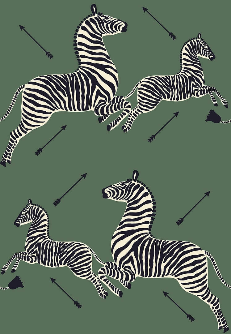 Tapeta zebry J&V 26001 Zebras Scalamandre