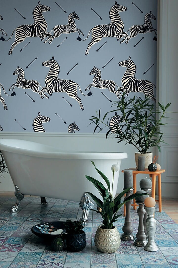 Tapeta zebry J&V 26005 Zebras Scalamandre