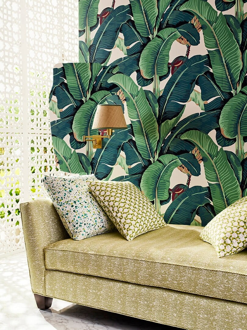 Tapeta liście bananowca J&V 26010 Hinson Palm Scalamandre