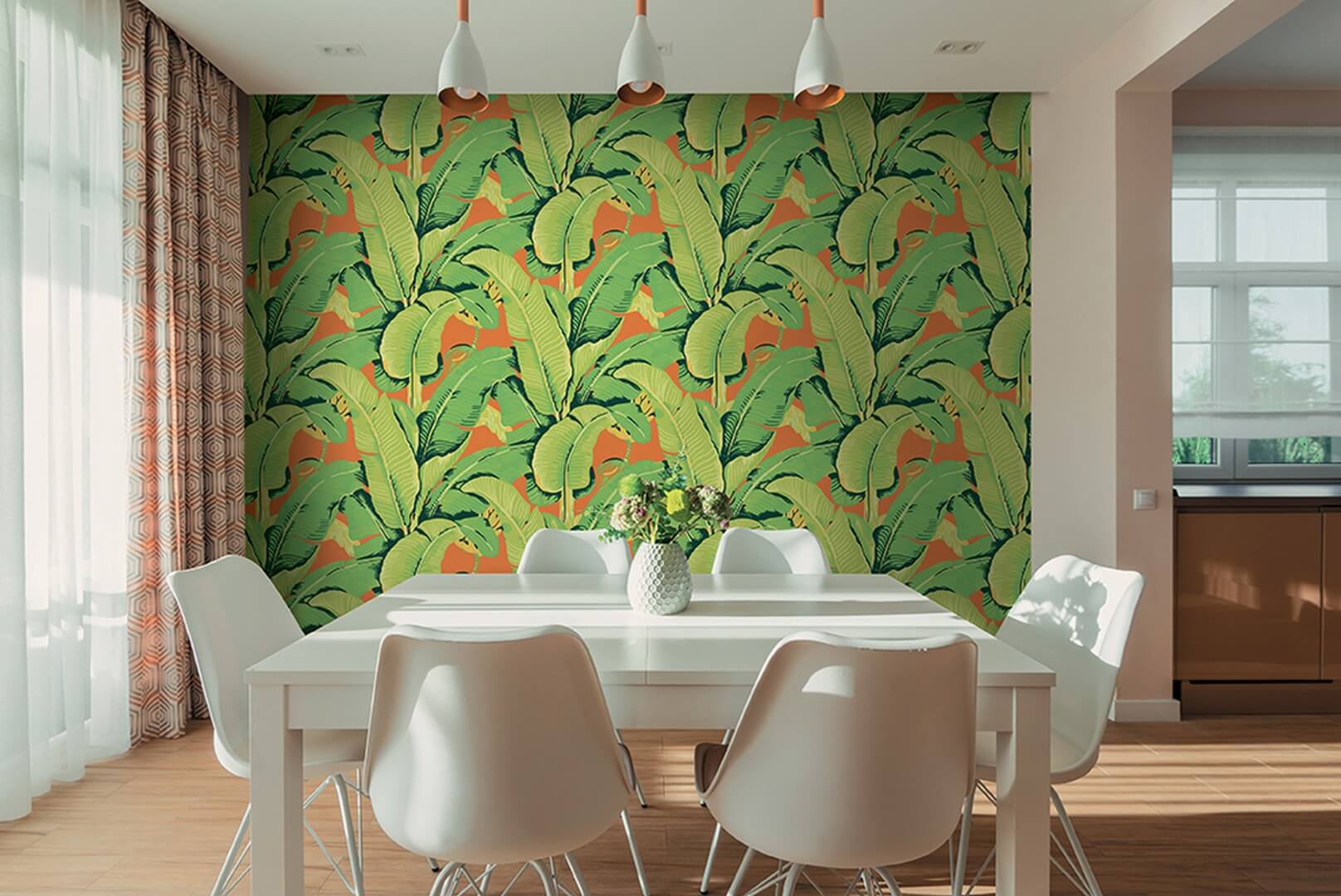 Tapeta liście bananowca J&V 26012 Hinson Palm Scalamandre