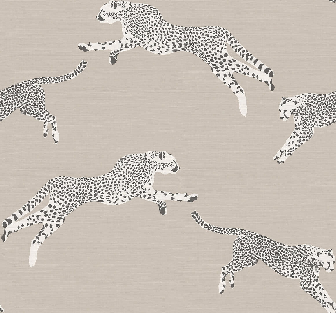 Tapeta J&V 26023 Leaping Cheetah Scalamandre
