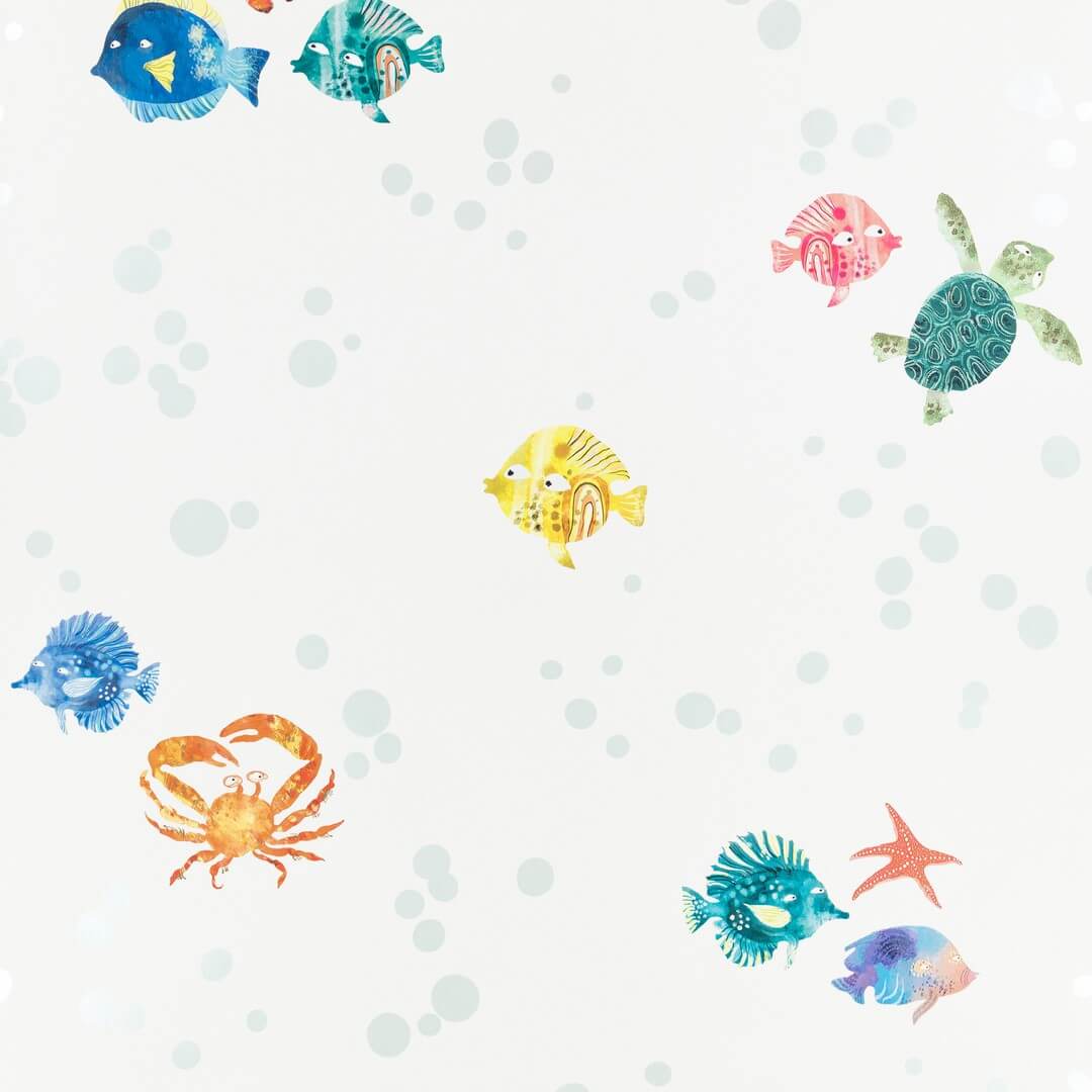 Tapeta podwodne stworzenia Villa Nova W643/01 Something Fishy Picturebook II
