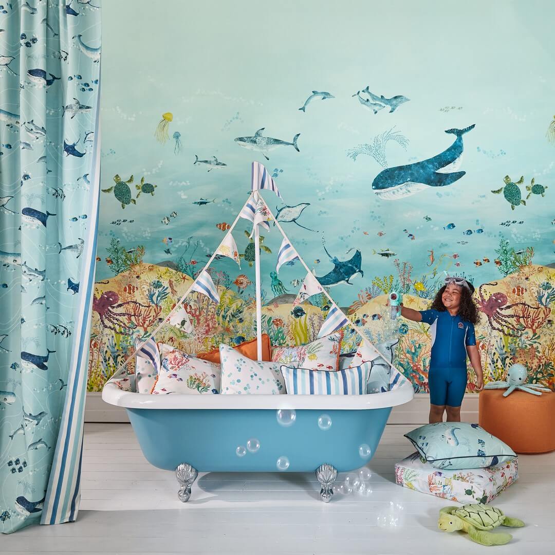 Mural podwodny raj Villa Nova W653/01 Coral Kingdom Wall Picturebook II