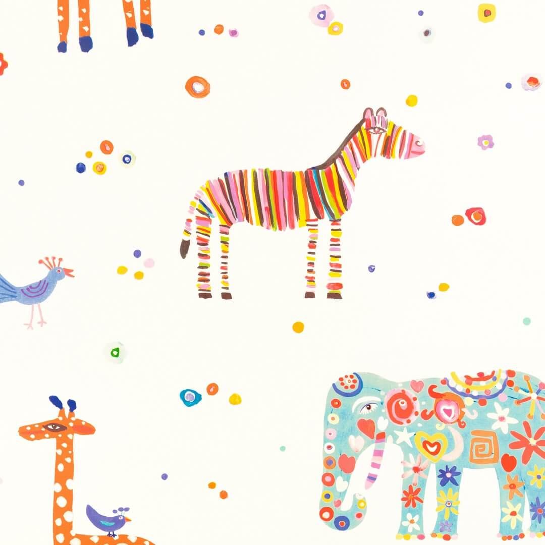 Tapeta kolorowe zwierzęta Villa Nova W657/01 Animal Parade Picturebook II