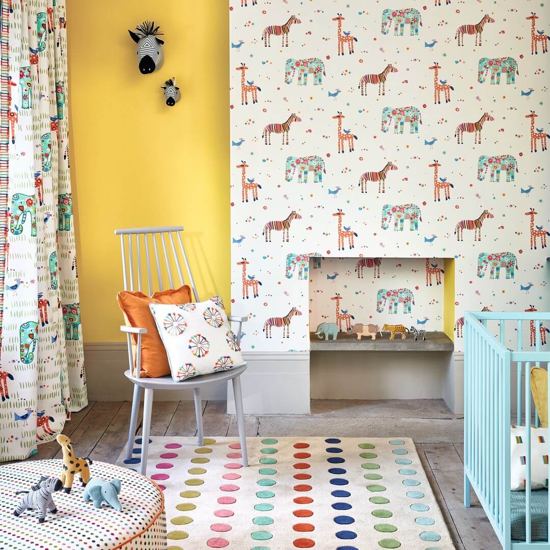 Tapeta kolorowe zwierzęta Villa Nova W657/01 Animal Parade Picturebook II