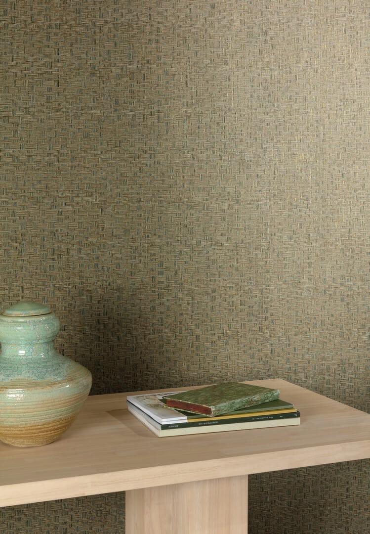 Tapeta ze wzorem subtelnej plecionki Masureel Tonnet ROM302 Romance