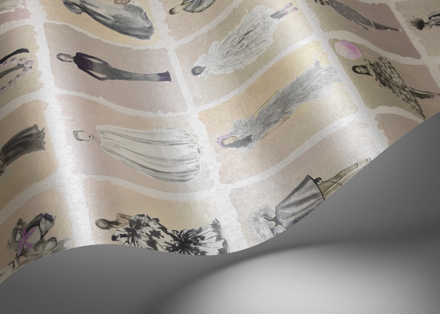 Tapeta modelki Cole & Son 175/1006M Blush Pearl Harrods Couture Carouse
