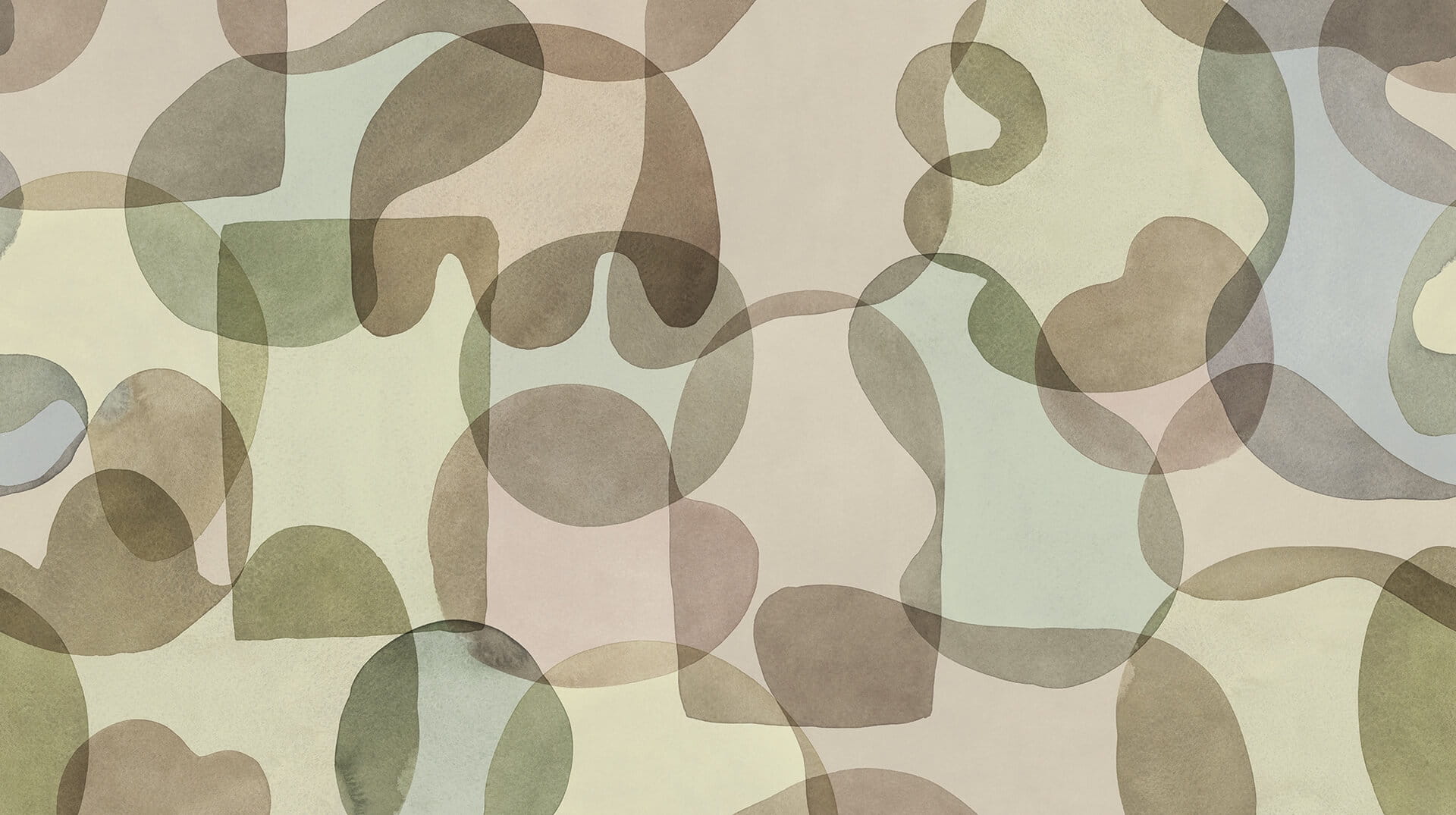 Fototapeta abstrakcyjne kształty Rebel Walls R21229 Overlap Pastel Symbolic