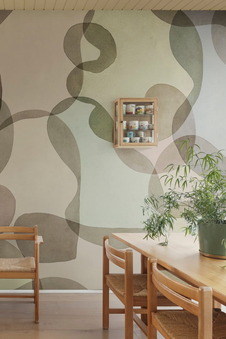 Fototapeta abstrakcyjne kształty Rebel Walls R21229 Overlap Pastel Symbolic