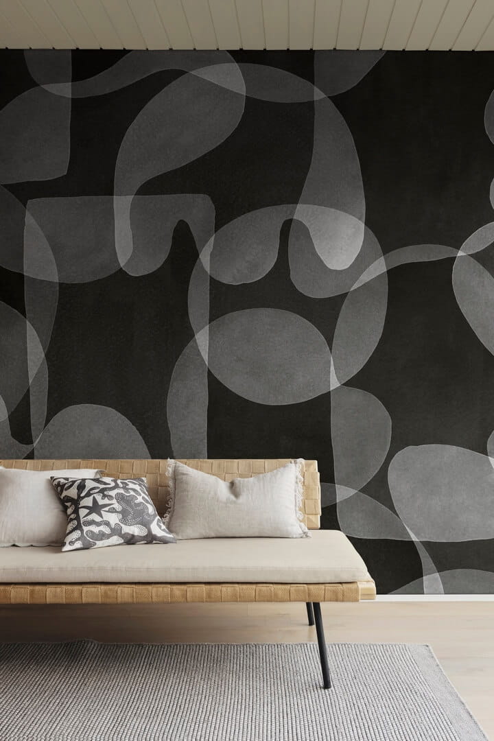 Fototapeta abstrakcyjne kształty Rebel Walls R21231 Overlap Dark Symbolic