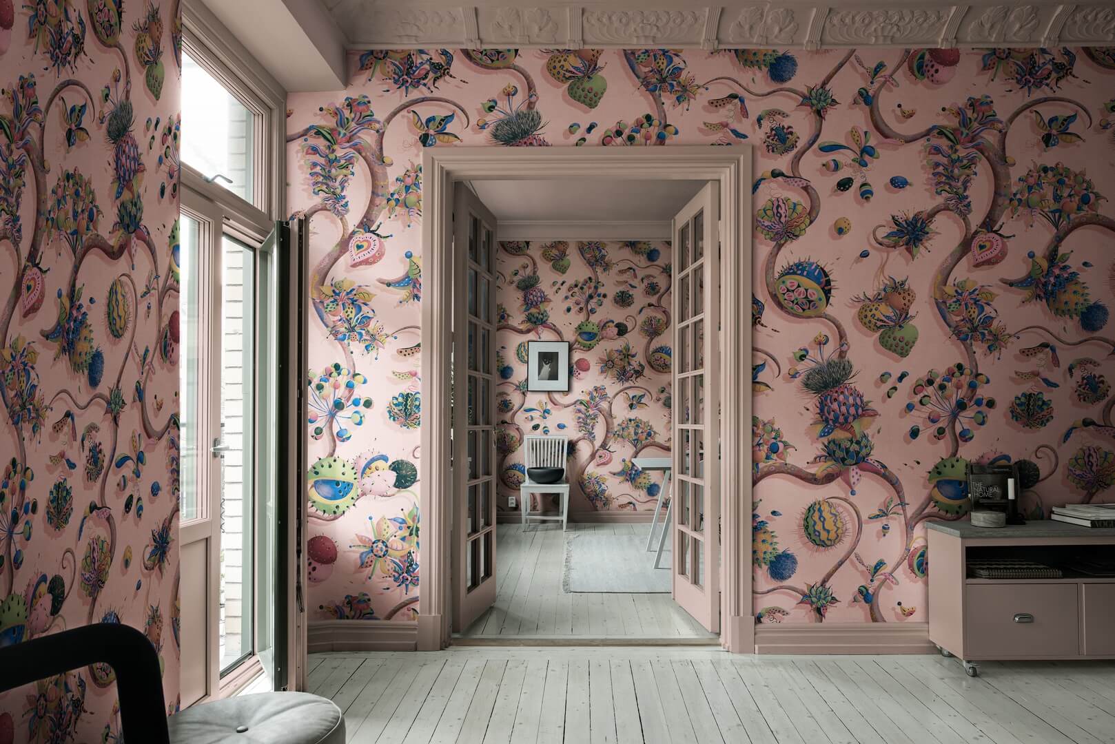 Fototapeta roślinna Rebel Walls R21034 Eden Tree Pink Sam Wilde