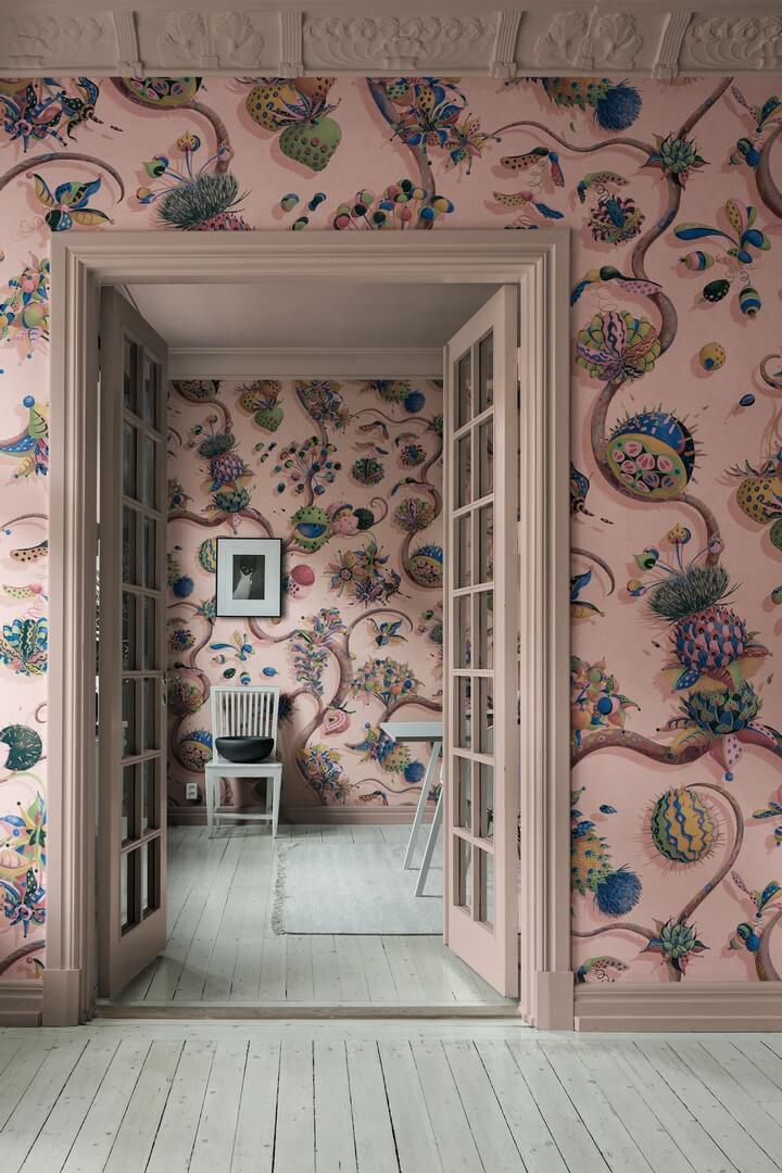 Fototapeta roślinna Rebel Walls R21034 Eden Tree Pink Sam Wilde