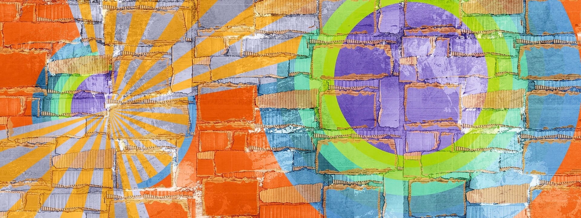 Fototapeta ściana z ulicznymi rysunkami TapLab 618_003 SUN Collection 25