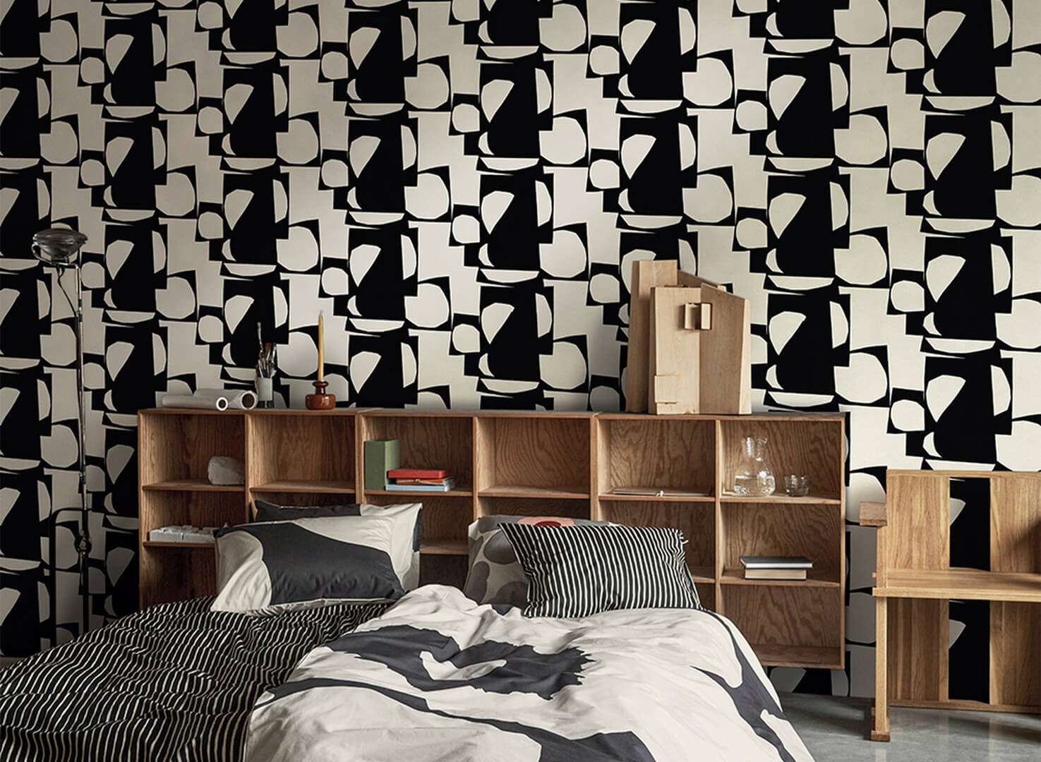 Tapeta geometryczna J&V 25940 Konkelo Marimekko
