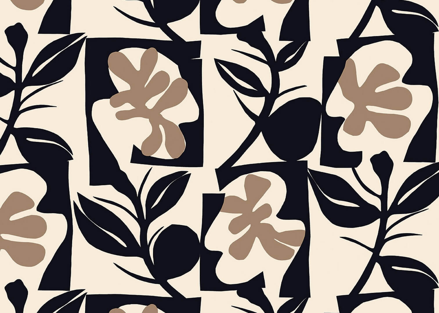 Tapeta graficzna natura J&V 25946 Pienet Naatit Marimekko