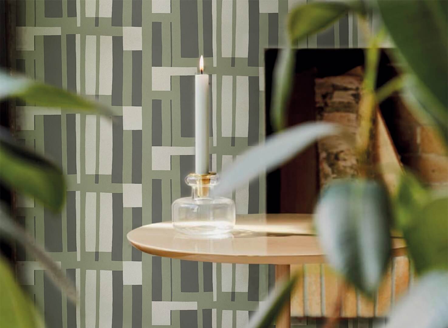 Tapeta geometryczna J&V 25957 Attika Marimekko