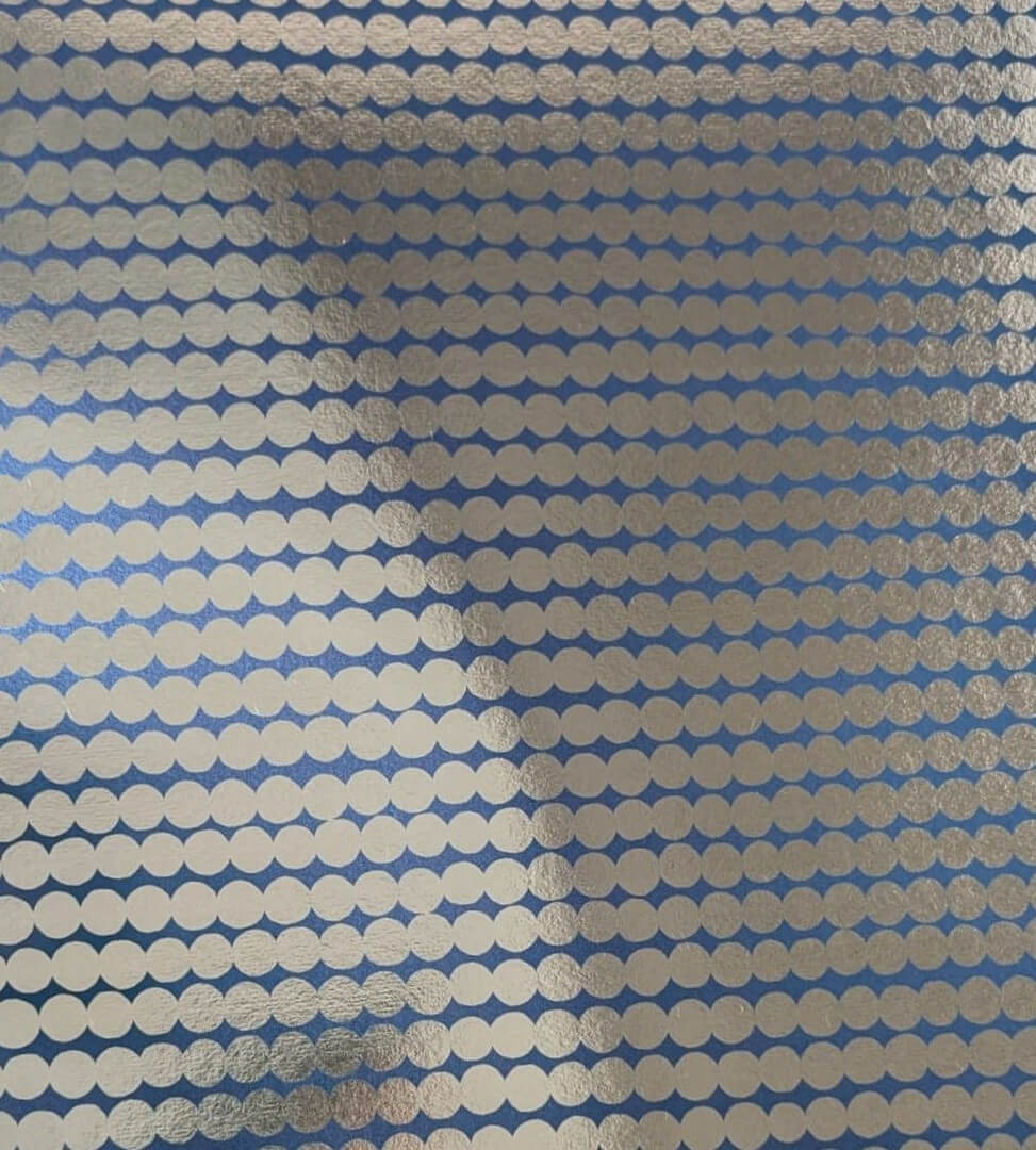 Tapeta metaliczne kółka J&V 25974 Mini Rasymatto Marimekko
