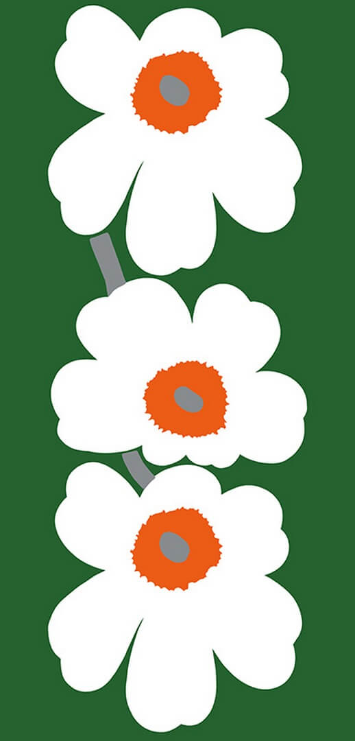 Mural kwiaty maki J&V 25990 Unikko 60th Anniversary Marimekko