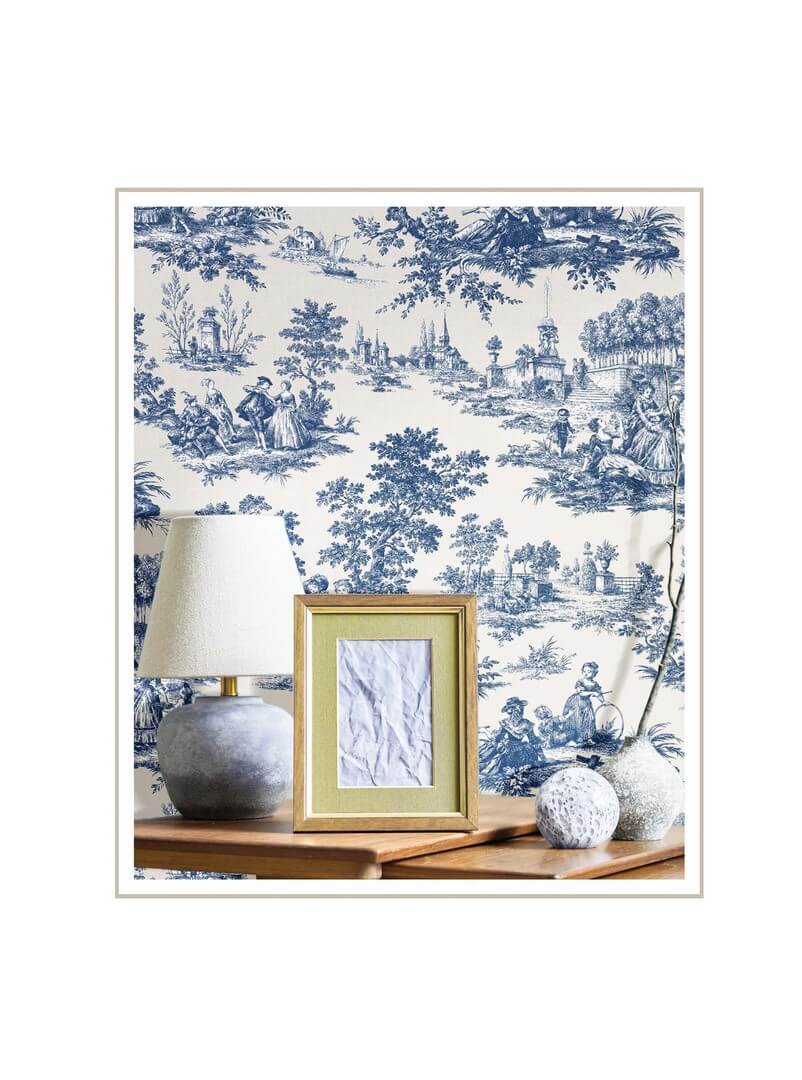 1 szt / 24H Tapeta Toile de Jouy Cristiana Masi 84045 Blooming Garden II
