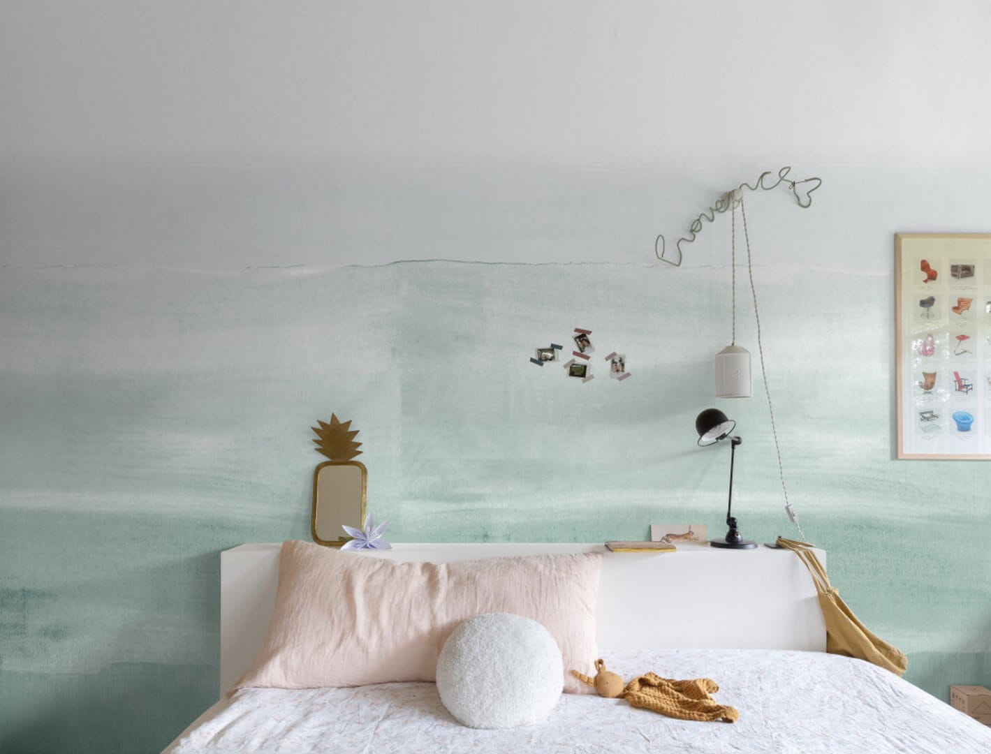 Mural akwarelowe cieniowania Grandeco Boutique RB252 Daydreamers