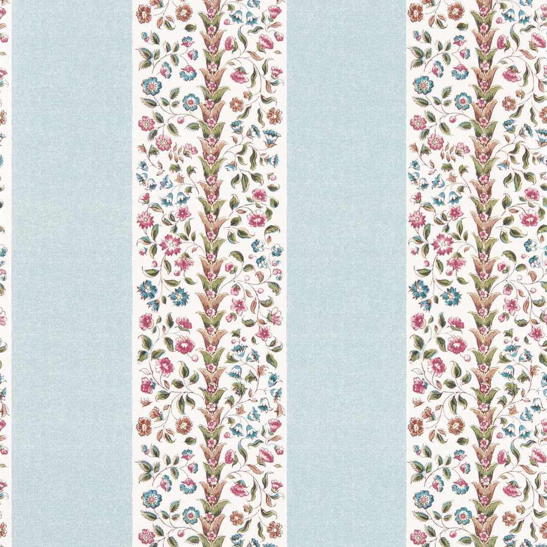 Tapeta roślinne pasy Sanderson 217486 Pergola Stripe Highgrove