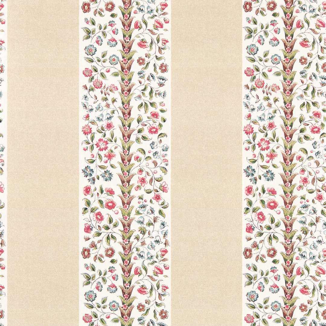 Tapeta roślinne pasy Sanderson 217506 Pergola Stripe Highgrove