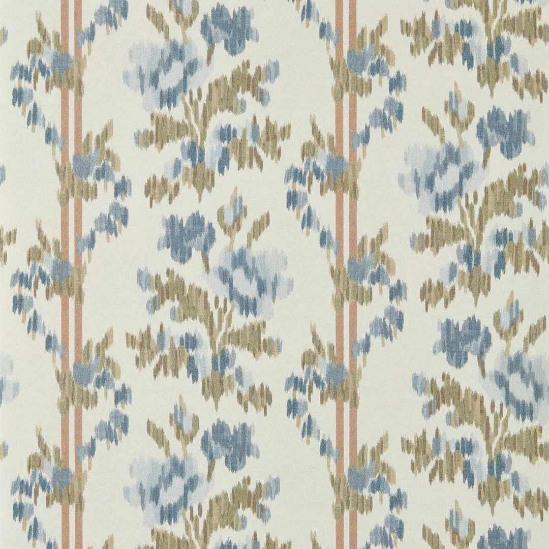 Tapeta w stylu ikat Sanderson 217496 Apothecary Rose Highgrove