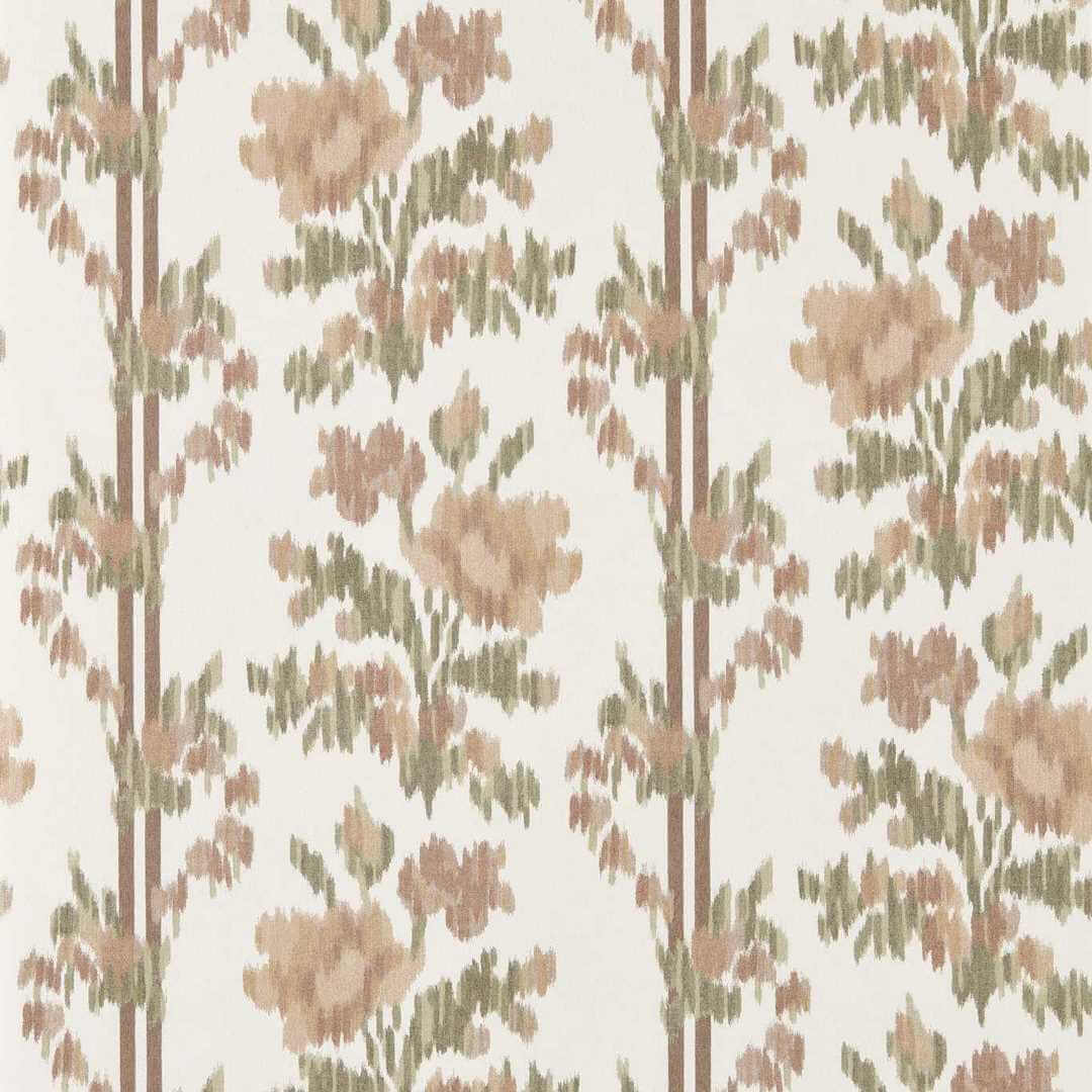 Tapeta w stylu ikat Sanderson 217498 Apothecary Rose Highgrove