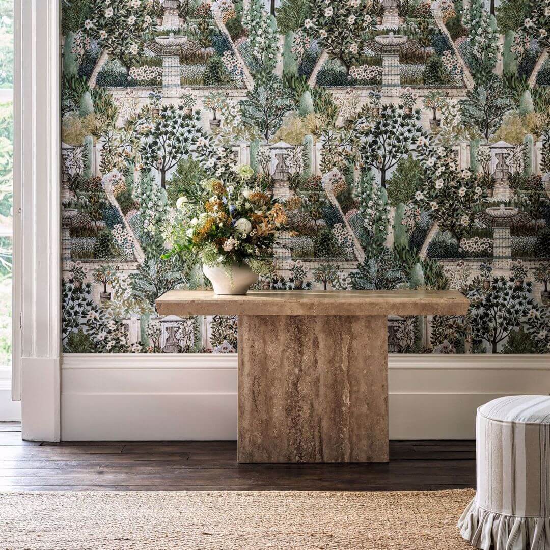 Mural ogród Sanderson 217518 Carpet Garden Highgrove