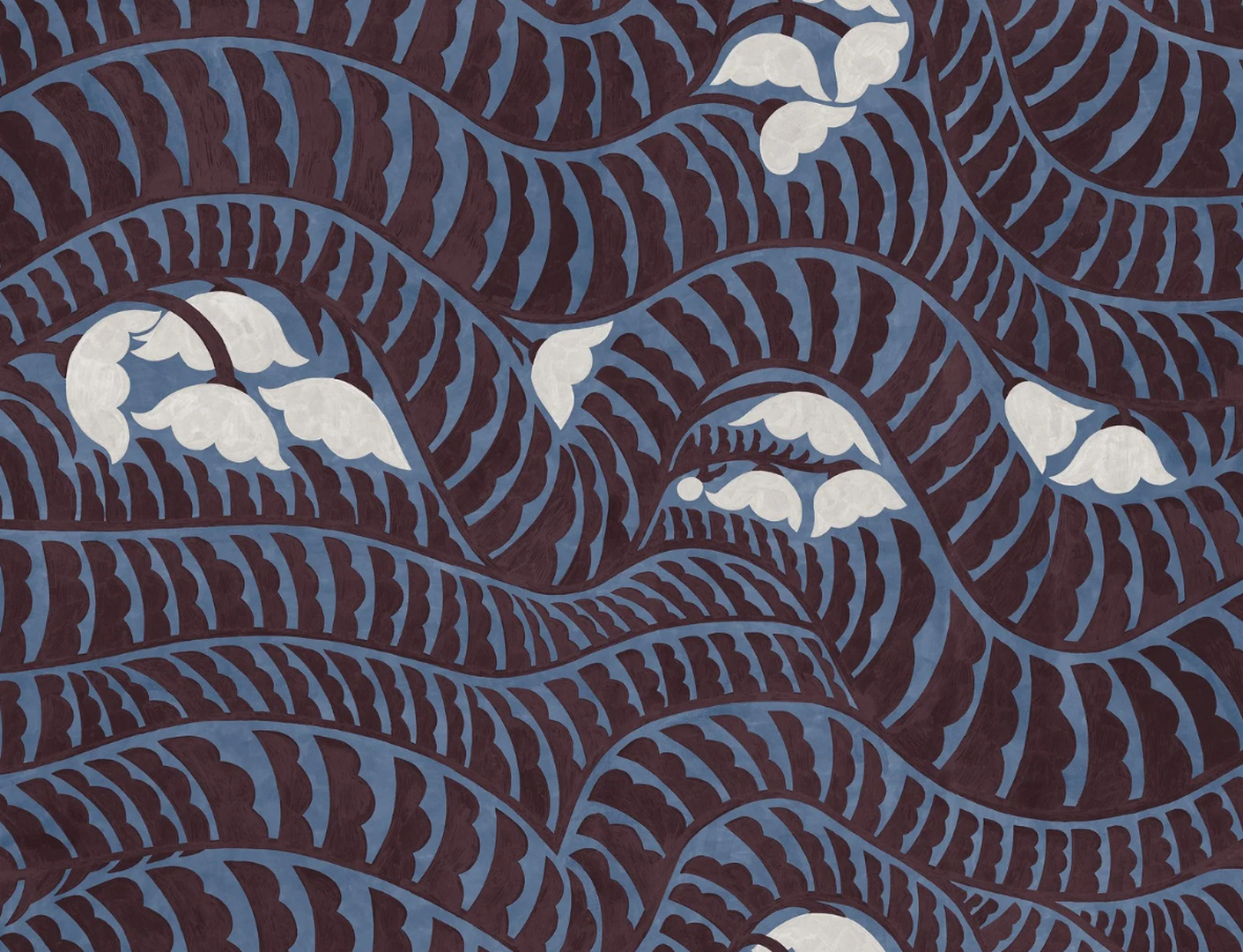 Mural artystyczny inspirowany naturą Boras Tapeter Studio 9682W Garden Bell