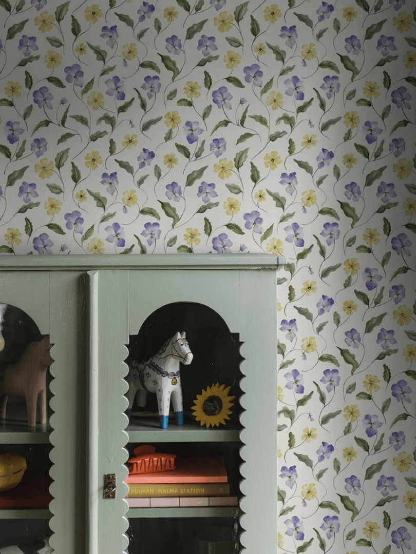 Mural kwiaty Boras Tapeter Studio 9690W My Feldt Skogsviol