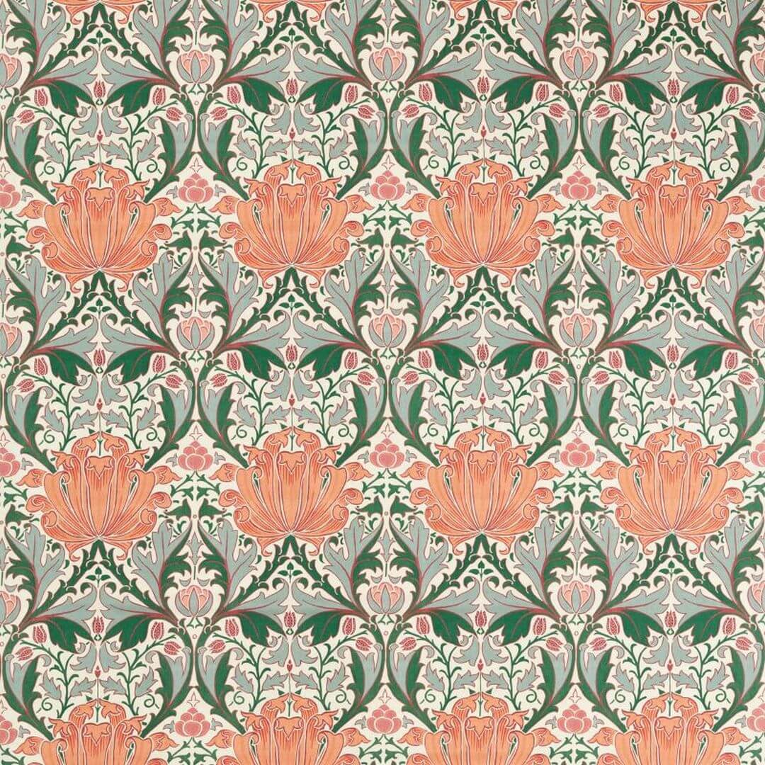 Tkanina lniano-bawełniana Morris & Co. 227238 Helena Morris & Friends Fabric Volume II