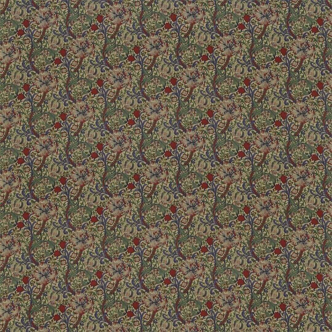 Tkanina bawełniana Morris & Co. DMC1G4203 Golden Lily Minor Morris & Friends Fabric Volume II