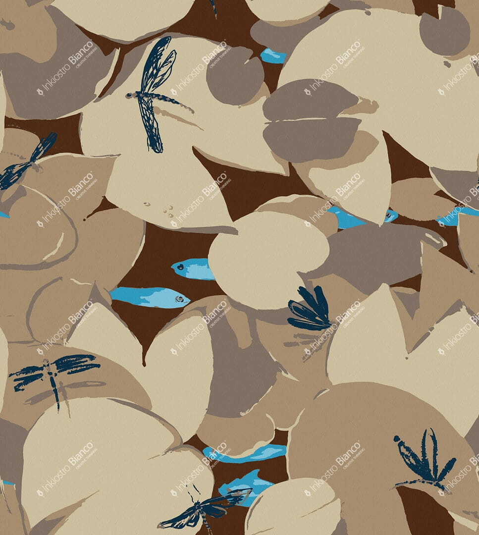 Fototapeta artystyczne liście Inkiostro Bianco ASSALONNE INKLNSA2502 Ken Scott Unconventional