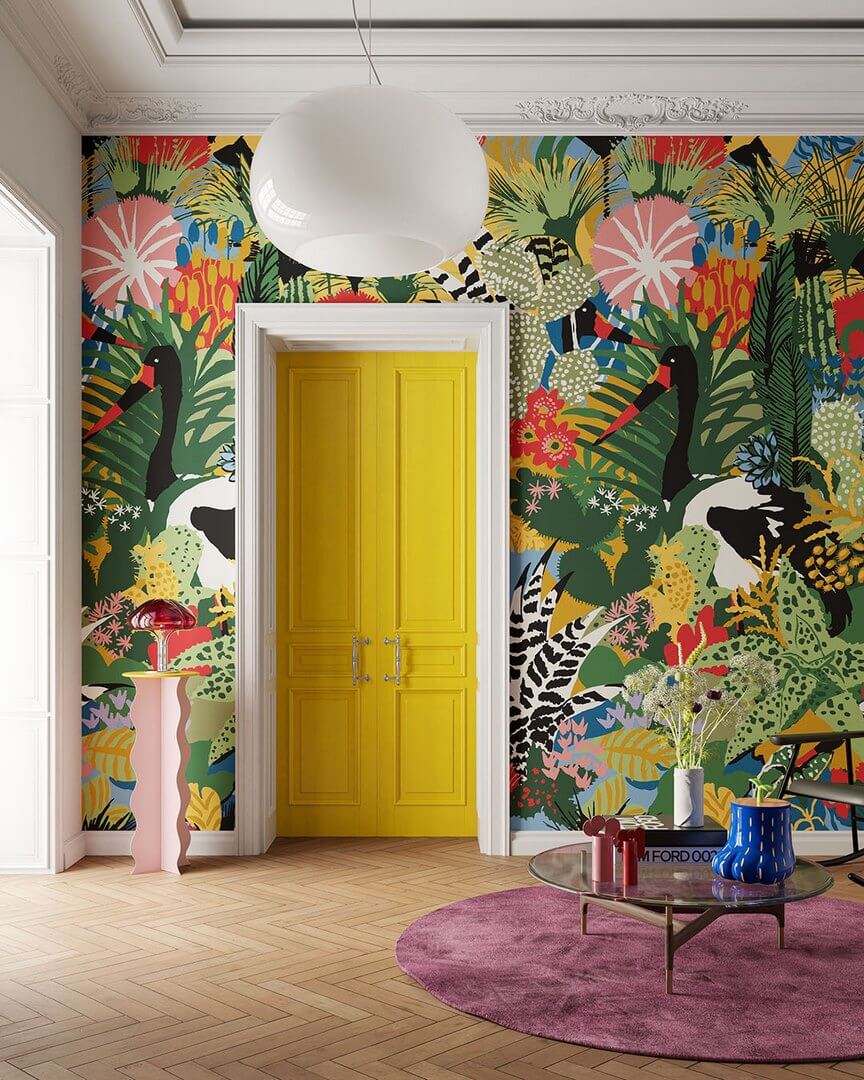 Fototapeta egzotyczna flora i fauna Inkiostro Bianco GIUNGO BONGO INKICOC2501 Ken Scott Unconventional