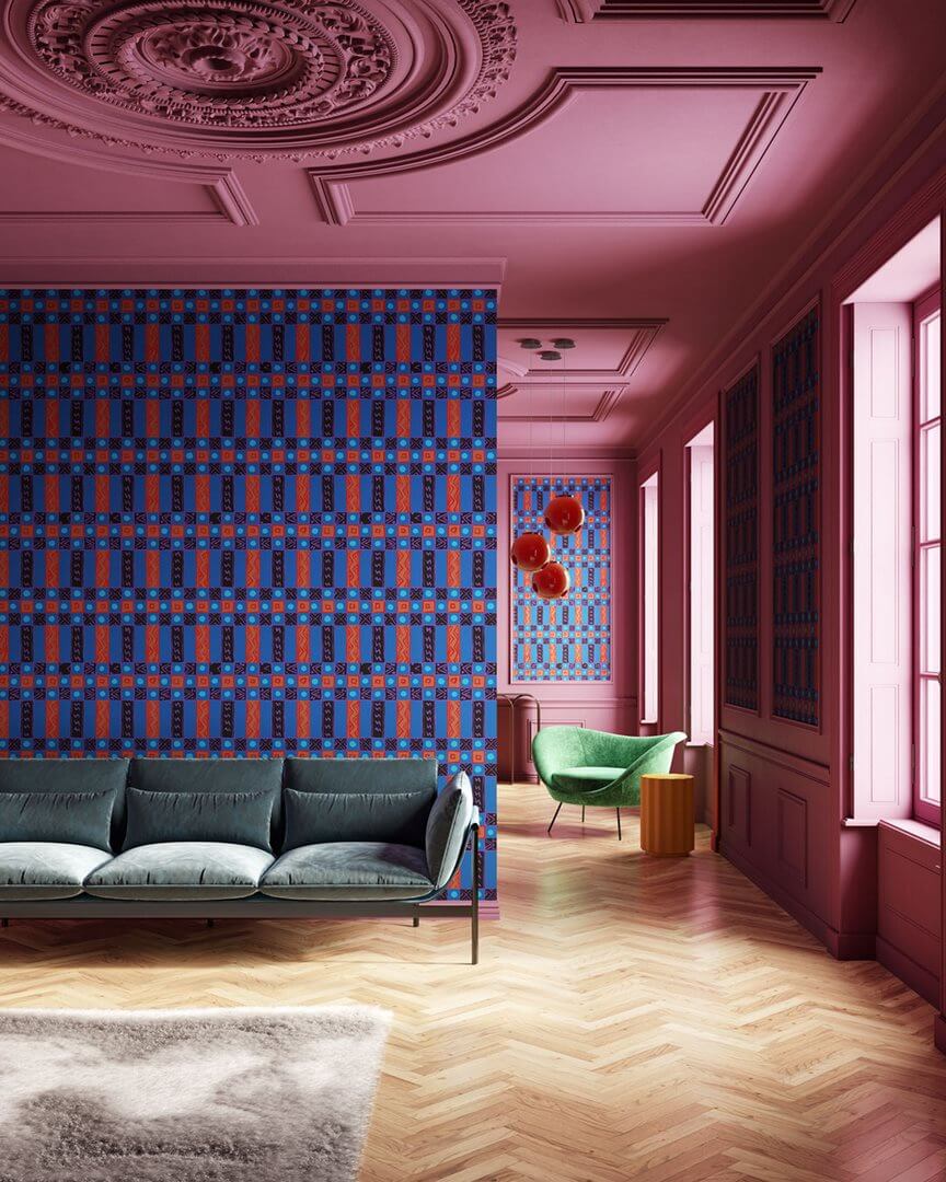 Fototapeta w etniczny charakterze Inkiostro Bianco NEARCO INKACTN2504 Ken Scott Unconventional