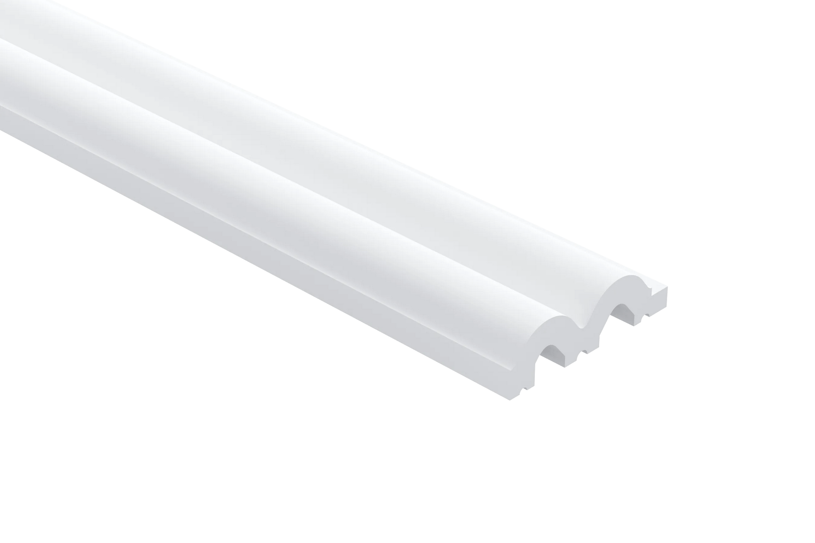 Zakończenie prawe lameli białej L0401R Sereno Lamelli Mardom Decor – wys. 270 cm