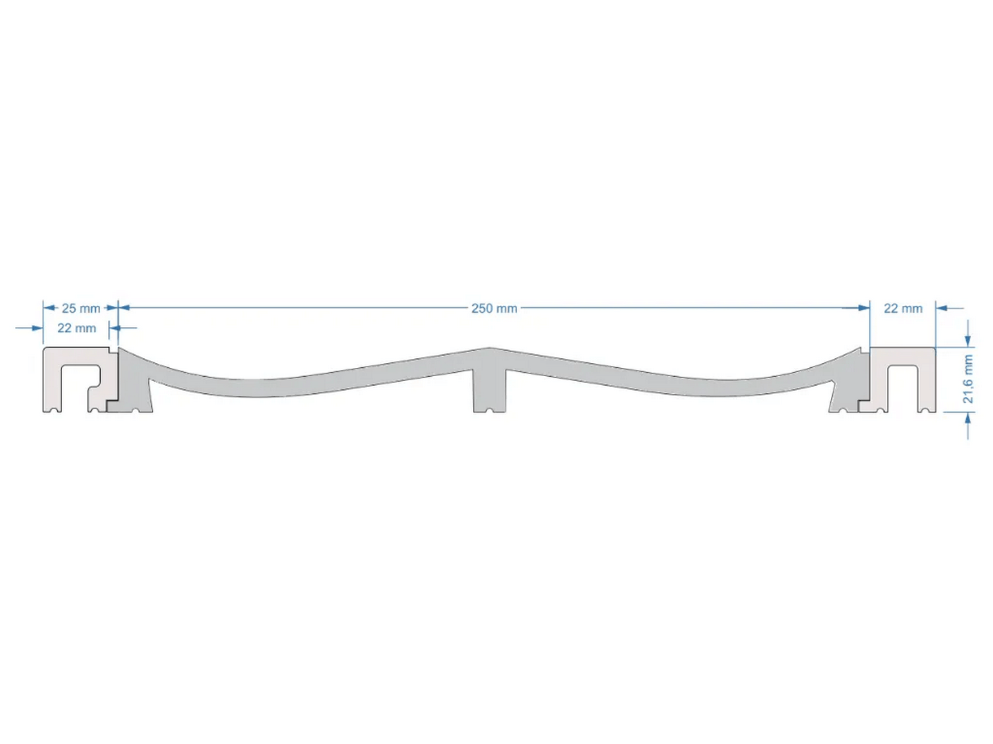 Zakończenie lewe panela WP004LT Eterno Mardom Decor – 200 cm