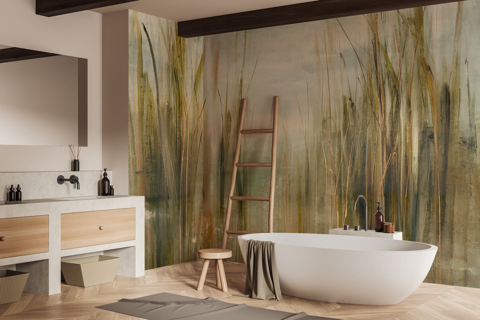 Fototapeta malarska roślinność bagienna Wall Art Canna