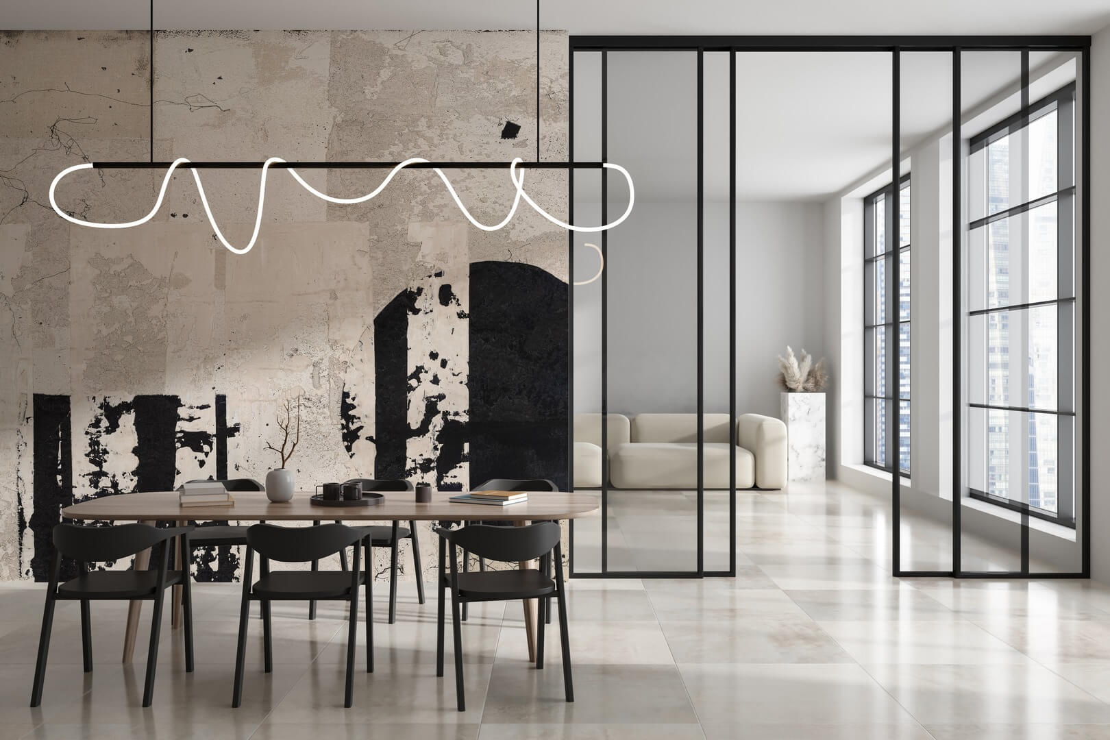 Fototapeta nowoczesne graficzne kształty Wall Art Dot